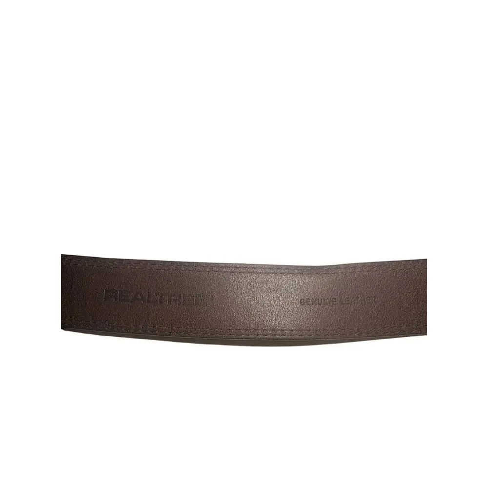 Realtree Shotgun Concho Genuine Bonded Leather Belt Men's Size 43-47 Brown FR